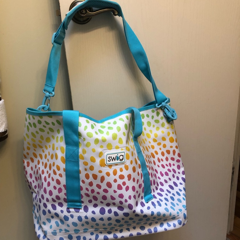 Large SWIG Tote Bag Perfect For Parks, Beach, Trips & More! Washable - Picture 7 of 9